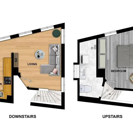 Live In Historic Building - View To Bryggen